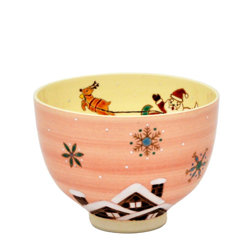 茶道具 抹茶茶碗（まっちゃちゃわん） 茶碗 サンタ 見谷 福峰