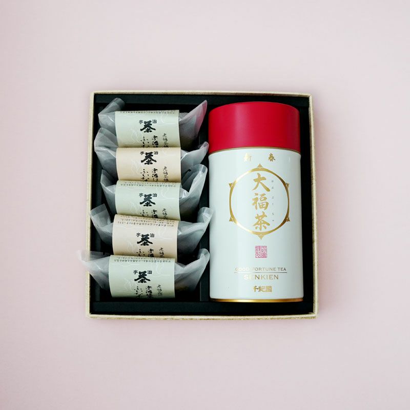 千紀園（せんきえん）の大福茶とふぃなんしぇ2種詰合せ