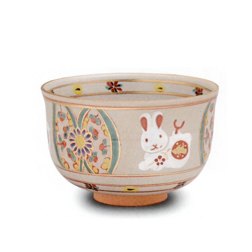 茶道具 抹茶茶碗（まっちゃちゃわん） 赤絵 卯 茶碗 干支 橋本 永豊 抹茶茶碗は茶の湯文化である表千家・裏千家の茶道具や抹茶を専門に扱う千紀園（せんきえん）が通販で販売しています。茶会また初心者向けのお稽古用にご利用いただける抹茶碗です。贈り物・ギフトにも人気です。