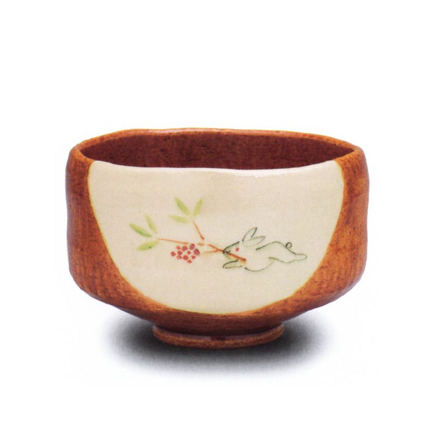 茶道具 抹茶茶碗（まっちゃちゃわん） 飴釉 南天兎 茶碗 干支 佐々木 松楽 抹茶茶碗は茶の湯文化である表千家・裏千家の茶道具や抹茶を専門に扱う千紀園（せんきえん）が通販で販売しています。茶会また初心者向けのお稽古用にご利用いただける抹茶碗です。贈り物・ギフトにも人気です。