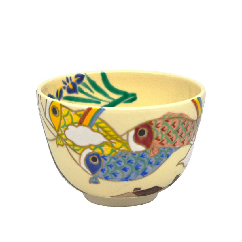 茶道具 抹茶茶碗（まっちゃちゃわん） 茶碗 仁清 鯉幟 端午の節句 水出