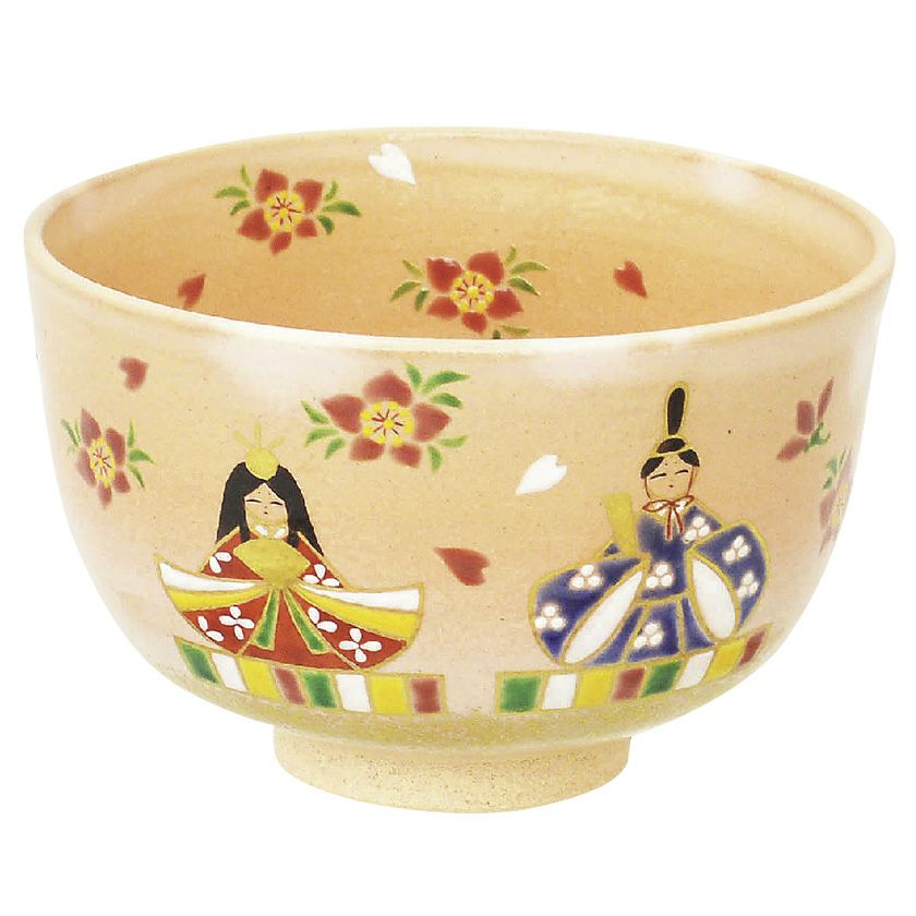 茶道具 抹茶茶碗（まっちゃちゃわん） 茶碗 桃地 おひなさま 雛祭り 小倉 寅介 抹茶茶碗は茶の湯文化である表千家・裏千家の茶道具や抹茶を専門に扱う千紀園（せんきえん）が通販で販売しています。茶会また初心者向けのお稽古用にご利用いただける抹茶碗です。贈り物・ギフトにも人気です。