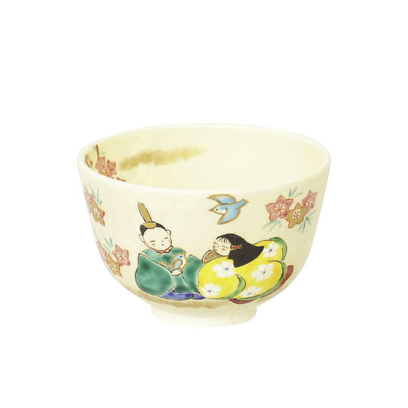 茶道具 抹茶茶碗（まっちゃちゃわん） 茶碗 色絵 雛祭り 川上 真琴 抹茶茶碗は茶の湯文化である表千家・裏千家の茶道具や抹茶を専門に扱う千紀園（せんきえん）が通販で販売しています。茶会また初心者向けのお稽古用にご利用いただける抹茶碗です。贈り物・ギフトにも人気です。