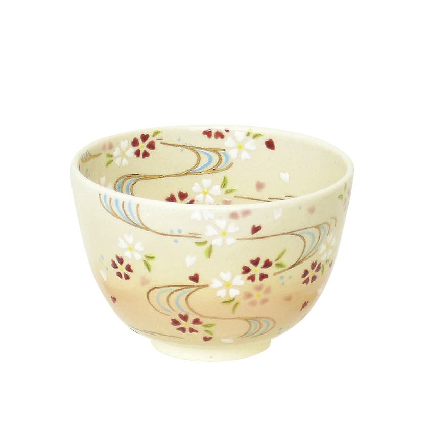茶道具 抹茶茶碗（まっちゃちゃわん） 茶碗 色絵 流水桜 加藤 起楽 抹茶茶碗は茶の湯文化である表千家・裏千家の茶道具や抹茶を専門に扱う千紀園（せんきえん）が通販で販売しています。茶会また初心者向けのお稽古用にご利用いただける抹茶碗です。贈り物・ギフトにも人気です。