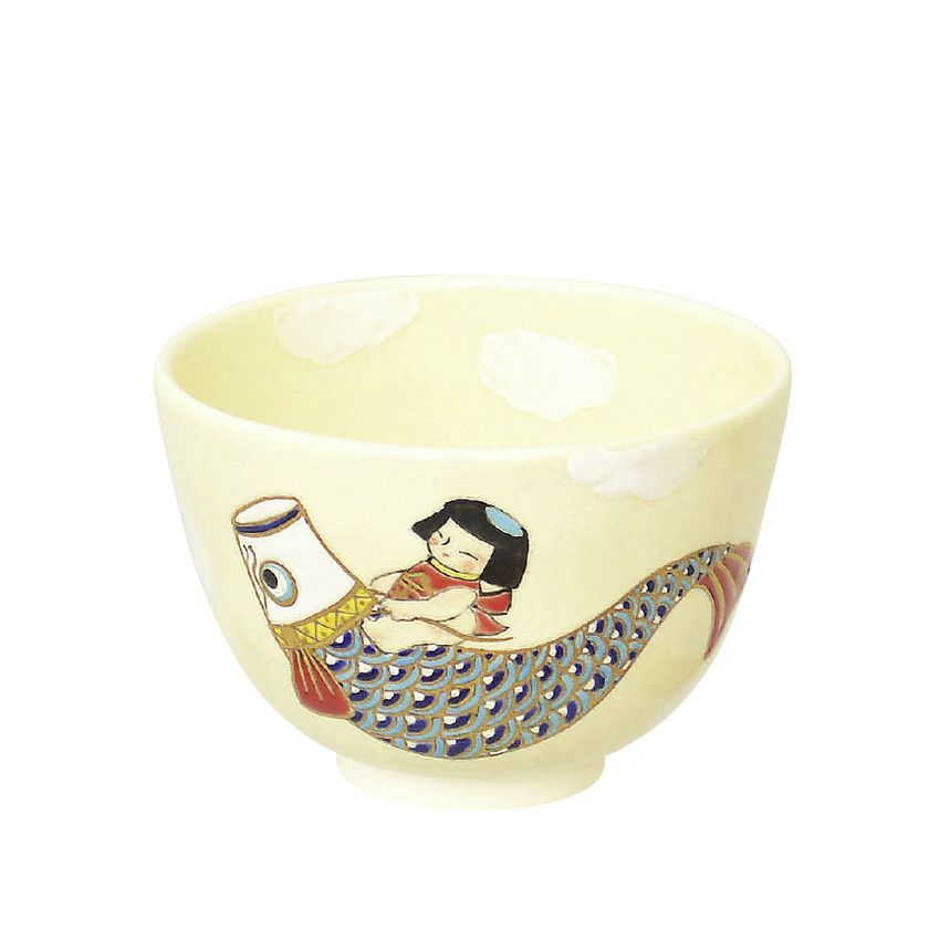 茶道具 抹茶茶碗（まっちゃちゃわん） 茶碗 色絵 金太郎と鯉のぼり 端午の節句 加藤 起楽 抹茶茶碗は茶の湯文化である表千家・裏千家の茶道具や抹茶を専門に扱う千紀園（せんきえん）が通販で販売しています。茶会また初心者向けのお稽古用にご利用いただける抹茶碗です。贈り物・ギフトにも人気です。
