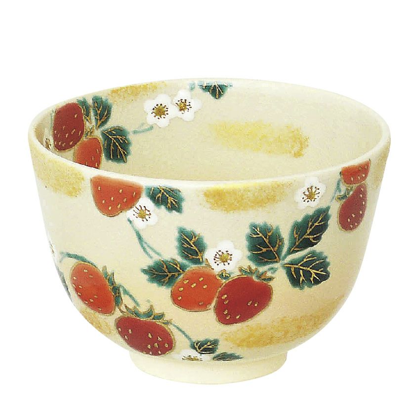 茶道具 抹茶茶碗（まっちゃちゃわん） 茶碗 色絵 いちご 加藤 起楽 抹茶茶碗は茶の湯文化である表千家・裏千家の茶道具や抹茶を専門に扱う千紀園（せんきえん）が通販で販売しています。茶会また初心者向けのお稽古用にご利用いただける抹茶碗です。贈り物・ギフトにも人気です。
