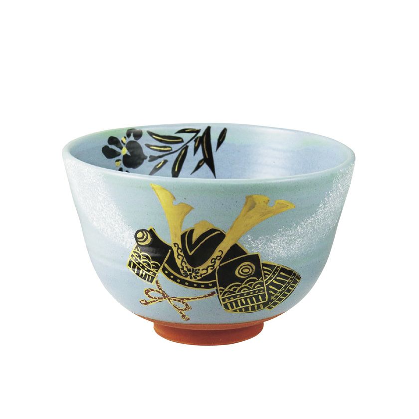 茶道具 抹茶茶碗（まっちゃちゃわん） 茶碗 色絵 兜飾り 端午の節句 東山 深山 抹茶茶碗は茶の湯文化である表千家・裏千家の茶道具や抹茶を専門に扱う千紀園（せんきえん）が通販で販売しています。茶会また初心者向けのお稽古用にご利用いただける抹茶碗です。贈り物・ギフトにも人気です。