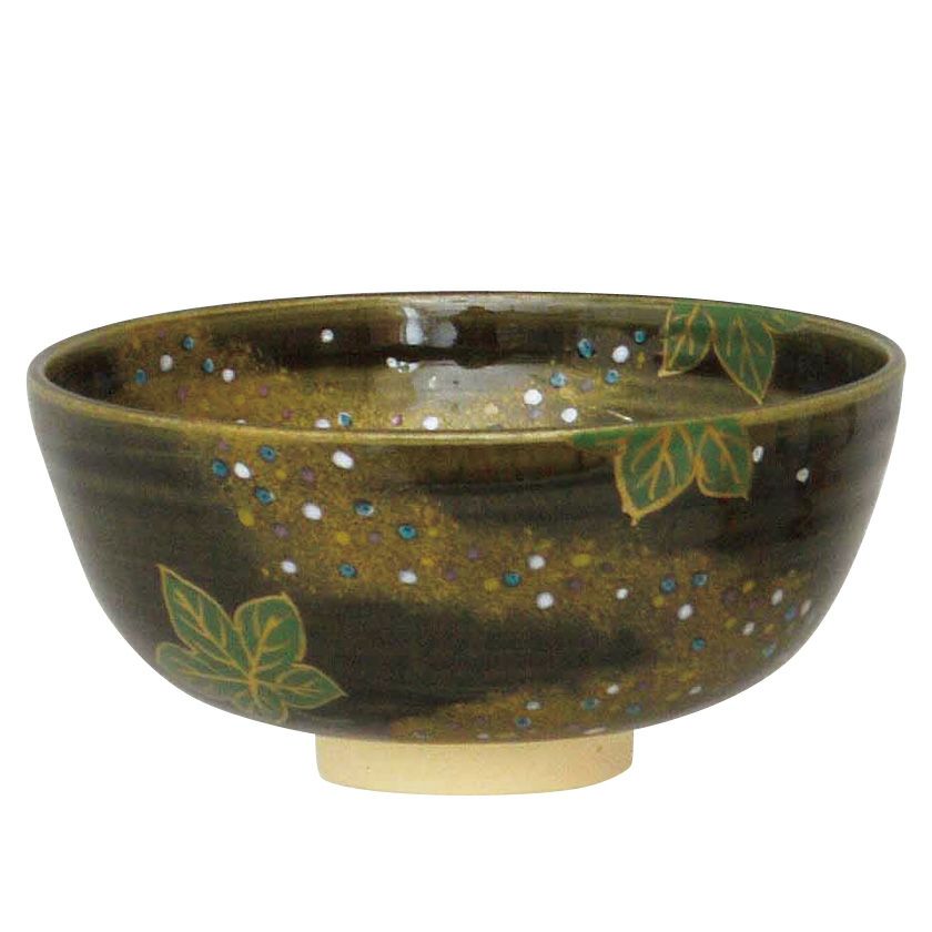 茶道具 平茶碗（ひらちゃわん） 平茶碗 織部釉 七夕 東山 深山 抹茶茶碗は茶の湯文化である表千家・裏千家の茶道具や抹茶を専門に扱う千紀園（せんきえん）が通販で販売しています。茶会また初心者向けのお稽古用にご利用いただける抹茶碗です。贈り物・ギフトにも人気です。