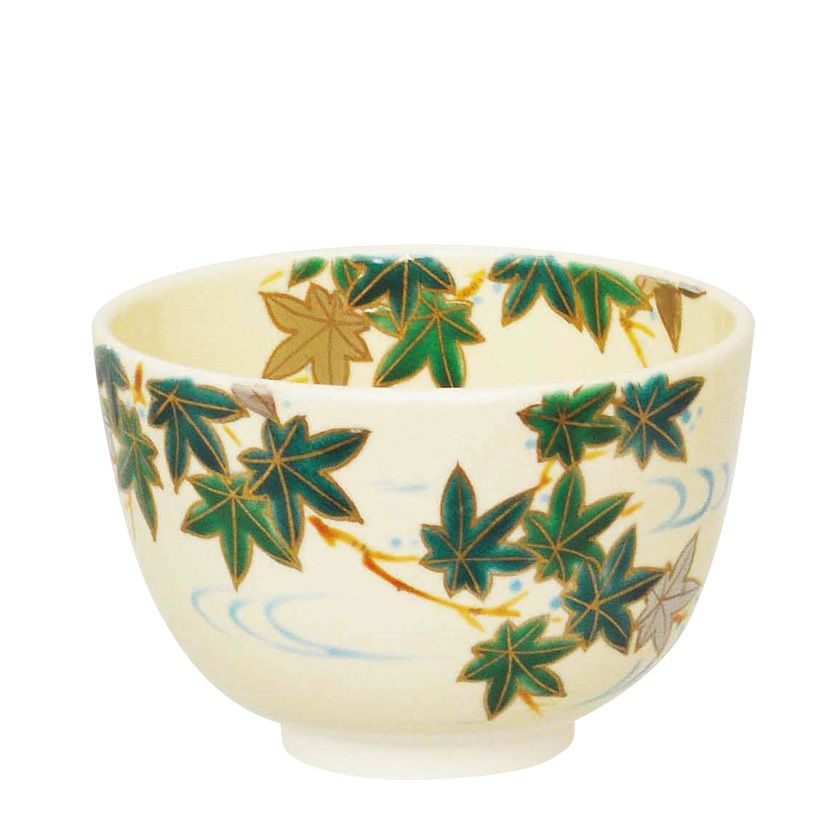 茶道具 抹茶茶碗（まっちゃちゃわん） 茶碗 色絵 青楓流水 加藤 起楽 抹茶茶碗は茶の湯文化である表千家・裏千家の茶道具や抹茶を専門に扱う千紀園（せんきえん）が通販で販売しています。茶会また初心者向けのお稽古用にご利用いただける抹茶碗です。贈り物・ギフトにも人気です。