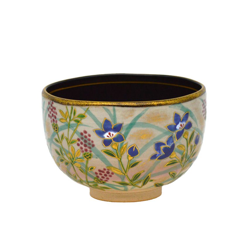 茶道具 抹茶茶碗（まっちゃちゃわん） 茶碗 乾山 秋草 壱休窯 抹茶茶碗は茶の湯文化である表千家・裏千家の茶道具や抹茶を専門に扱う千紀園（せんきえん）が通販で販売しています。茶会また初心者向けのお稽古用にご利用いただける抹茶碗です。贈り物・ギフトにも人気です。