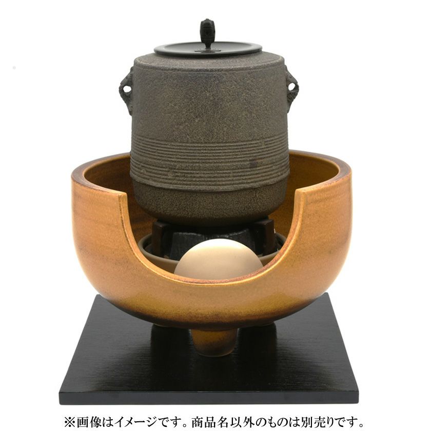 茶道具 風炉釜（ふろがま） 筒釜 七徳 鵬雲斎好写 菊池 政光 | 千年の香り 千紀園