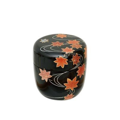 茶道具 薄茶器（うすちゃき） 中棗 紅葉流水蒔絵 佐々木 麗峰 | 千年の