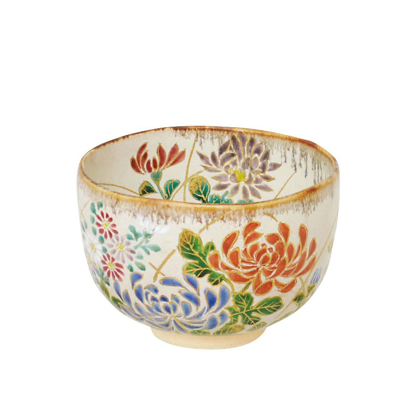 茶道具 抹茶茶碗（まっちゃちゃわん） 茶碗 乾山 菊 森下 秋彩 抹茶茶碗は茶の湯文化である表千家・裏千家の茶道具や抹茶を専門に扱う千紀園（せんきえん）が通販で販売しています。茶会また初心者向けのお稽古用にご利用いただける抹茶碗です。贈り物・ギフトにも人気です。