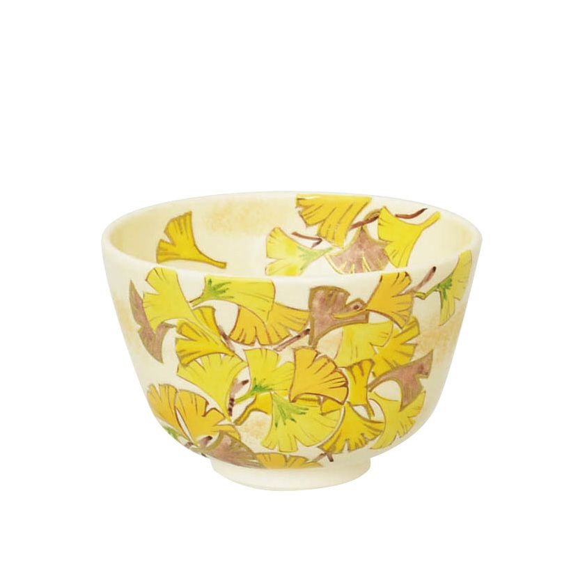 茶道具 抹茶茶碗（まっちゃちゃわん） 茶碗 色絵 銀杏 加藤 永山 抹茶茶碗は茶の湯文化である表千家・裏千家の茶道具や抹茶を専門に扱う千紀園（せんきえん）が通販で販売しています。茶会また初心者向けのお稽古用にご利用いただける抹茶碗です。贈り物・ギフトにも人気です。