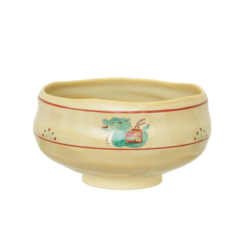 茶道具 抹茶茶碗（まっちゃちゃわん） 茶碗 奈良絵 辰土鈴 昭山窯 干支 辰（たつ 龍 竜 りゅう） 抹茶茶碗は茶の湯文化である表千家・裏千家の茶道具や抹茶を専門に扱う千紀園（せんきえん）が通販で販売しています。茶会また初心者向けのお稽古用にご利用いただける抹茶碗です。贈り物・ギフトにも人気です。