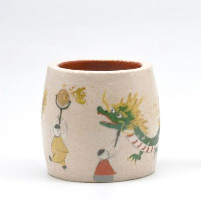 【茶道具】太鼓 蓋置 燦光窯 楽天市場】【茶道具】【送料無料】青磁夜学蓋置加賀瑞山作（共箱