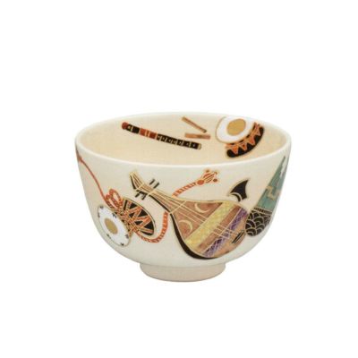 茶道具 抹茶茶碗（まっちゃちゃわん） 色絵 和楽器 茶碗 中村 華