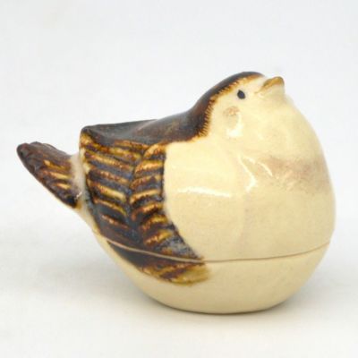 新品)今岡三四郎雀香合
