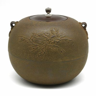 茶道具 炉釜（ろがま） 日の丸釜 炉用 大國 藤兵衛 | 千年の香り