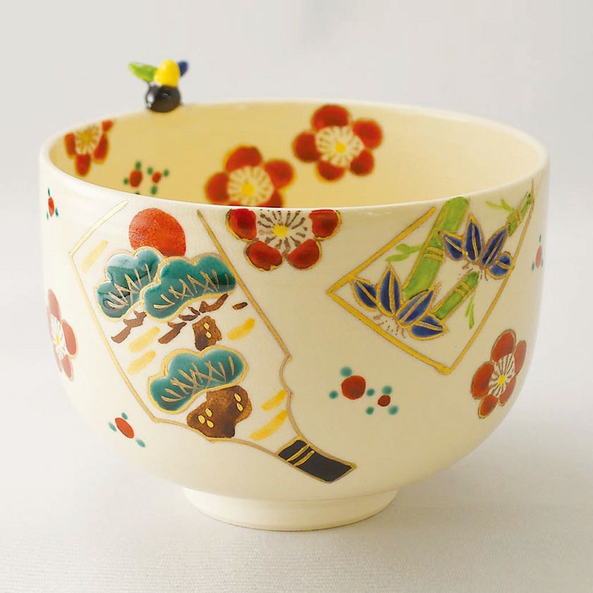 茶道具 抹茶茶碗（まっちゃちゃわん） 羽子板茶碗 （京焼） 竹中 洸祥 抹茶茶碗は茶の湯文化である表千家・裏千家の茶道具や抹茶を専門に扱う千紀園（せんきえん）が通販で販売しています。茶会また初心者向けのお稽古用にご利用いただける抹茶碗です。贈り物・ギフトにも人気です。