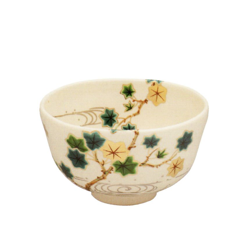茶道具 抹茶茶碗（まっちゃちゃわん） 京焼 色絵 青楓ニ流水 茶碗 田中 方円 抹茶茶碗は茶の湯文化である表千家・裏千家の茶道具や抹茶を専門に扱う千紀園（せんきえん）が通販で販売しています。茶会また初心者向けのお稽古用にご利用いただける抹茶碗です。贈り物・ギフトにも人気です。