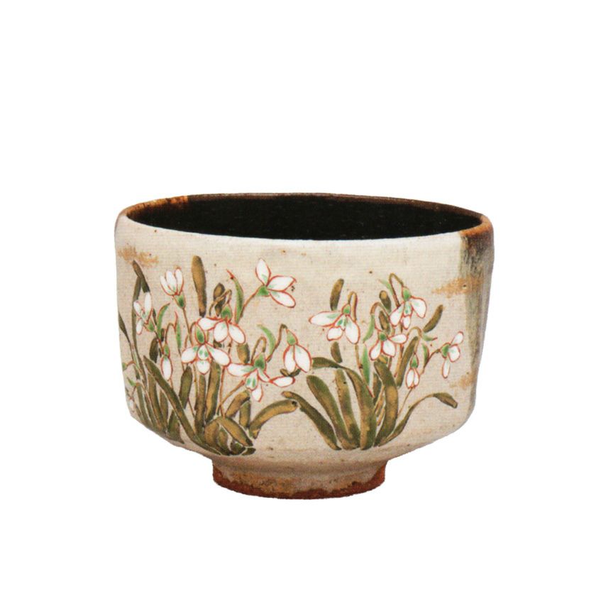 茶道具 抹茶茶碗（まっちゃちゃわん） 京焼 掛分 待雪草（マツユキソウ） 茶碗 中村 良二 抹茶茶碗は茶の湯文化である表千家・裏千家の茶道具や抹茶を専門に扱う千紀園（せんきえん）が通販で販売しています。茶会また初心者向けのお稽古用にご利用いただける抹茶碗です。贈り物・ギフトにも人気です。