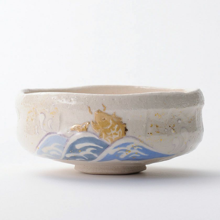 茶道具 平茶碗（ひらちゃわん） 季節茶碗 馬盥形 荒磯 吉村 楽入 抹茶茶碗は茶の湯文化である表千家・裏千家の茶道具や抹茶を専門に扱う千紀園（せんきえん）が通販で販売しています。茶会また初心者向けのお稽古用にご利用いただける抹茶碗です。贈り物・ギフトにも人気です。