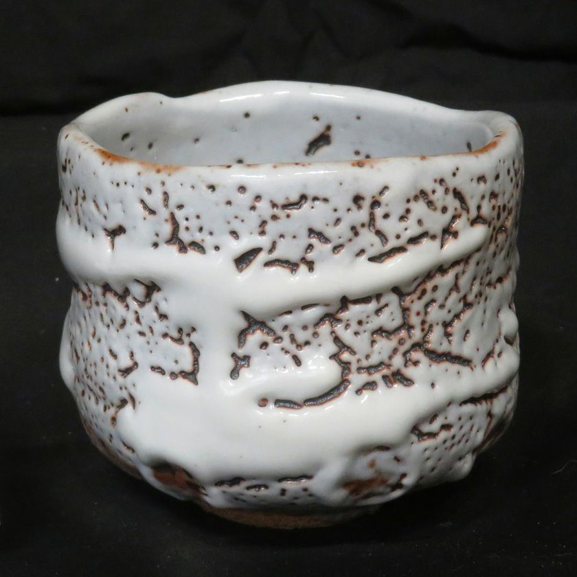 茶道具 抹茶茶碗（まっちゃちゃわん） ネズミ志野 茶碗 信楽焼 灰塚窯