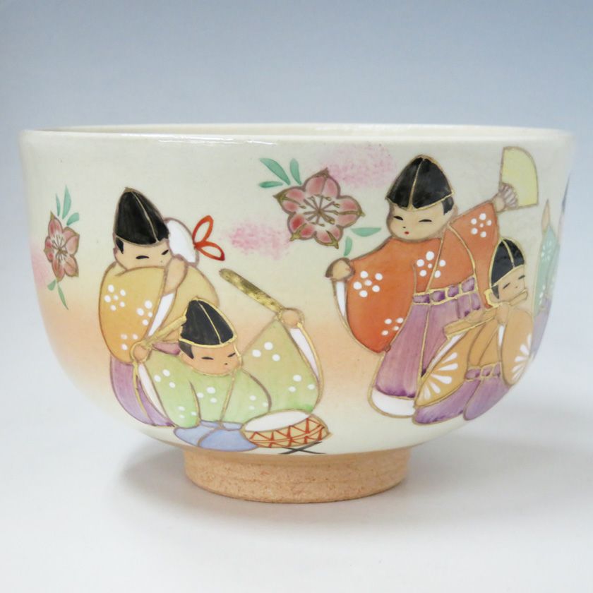 茶道具 抹茶茶碗（まっちゃちゃわん） 茶碗 御本手 五人ばやし 小倉 寅