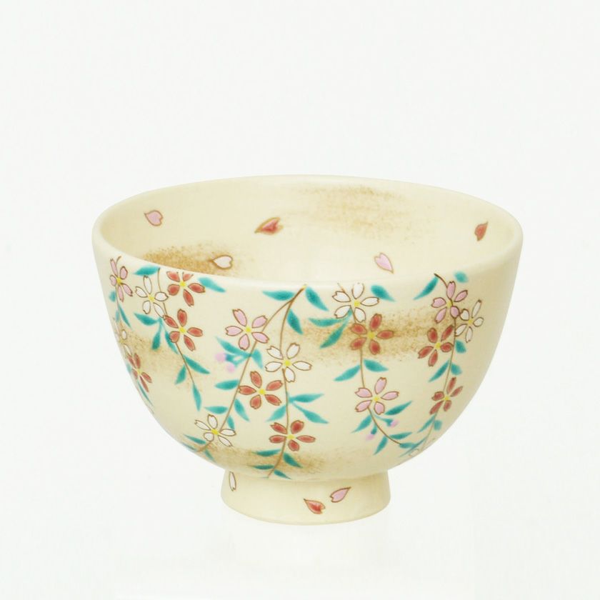 茶道具 抹茶茶碗（まっちゃちゃわん） 茶碗 色絵 枝垂桜 加藤 永山 抹茶茶碗は茶の湯文化である表千家・裏千家の茶道具や抹茶を専門に扱う千紀園（せんきえん）が通販で販売しています。茶会また初心者向けのお稽古用にご利用いただける抹茶碗です。贈り物・ギフトにも人気です。