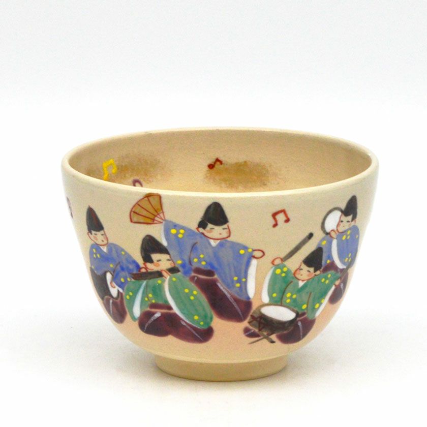 茶道具 抹茶茶碗（まっちゃちゃわん） 茶碗 御本 五人囃子 水出 宋絢 抹茶茶碗は茶の湯文化である表千家・裏千家の茶道具や抹茶を専門に扱う千紀園（せんきえん）が通販で販売しています。茶会また初心者向けのお稽古用にご利用いただける抹茶碗です。贈り物・ギフトにも人気です。