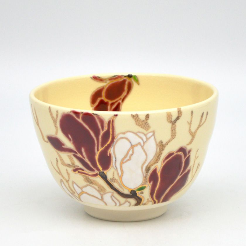 茶道具 抹茶茶碗（まっちゃちゃわん） 茶碗 仁清 木蓮 加藤 永真 抹茶茶碗は茶の湯文化である表千家・裏千家の茶道具や抹茶を専門に扱う千紀園（せんきえん）が通販で販売しています。茶会また初心者向けのお稽古用にご利用いただける抹茶碗です。贈り物・ギフトにも人気です。