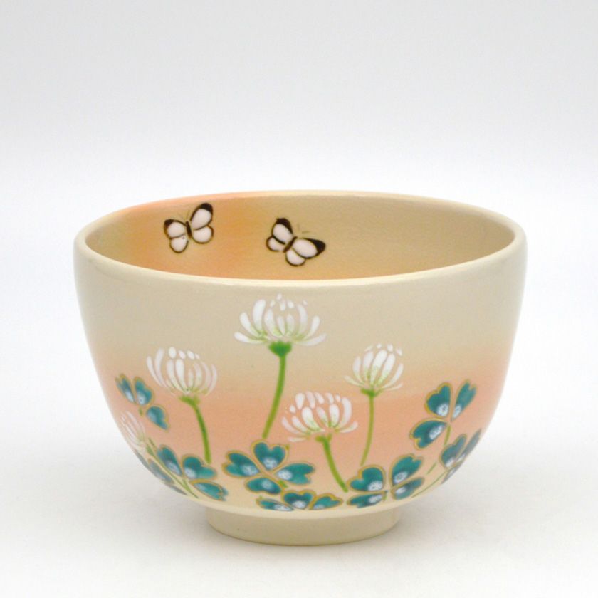 茶道具 抹茶茶碗（まっちゃちゃわん） 茶碗 御本 白詰草 加藤 永真 抹茶茶碗は茶の湯文化である表千家・裏千家の茶道具や抹茶を専門に扱う千紀園（せんきえん）が通販で販売しています。茶会また初心者向けのお稽古用にご利用いただける抹茶碗です。贈り物・ギフトにも人気です。