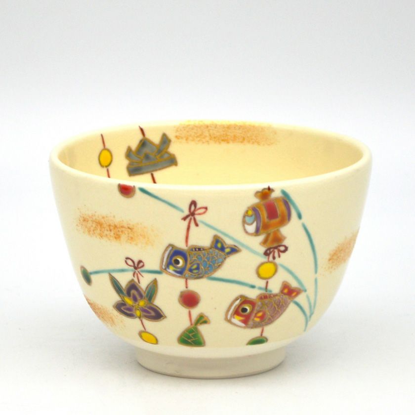 茶道具 抹茶茶碗（まっちゃちゃわん） 茶碗 仁清 端午の吊るし飾り 加藤 永真 抹茶茶碗は茶の湯文化である表千家・裏千家の茶道具や抹茶を専門に扱う千紀園（せんきえん）が通販で販売しています。茶会また初心者向けのお稽古用にご利用いただける抹茶碗です。贈り物・ギフトにも人気です。