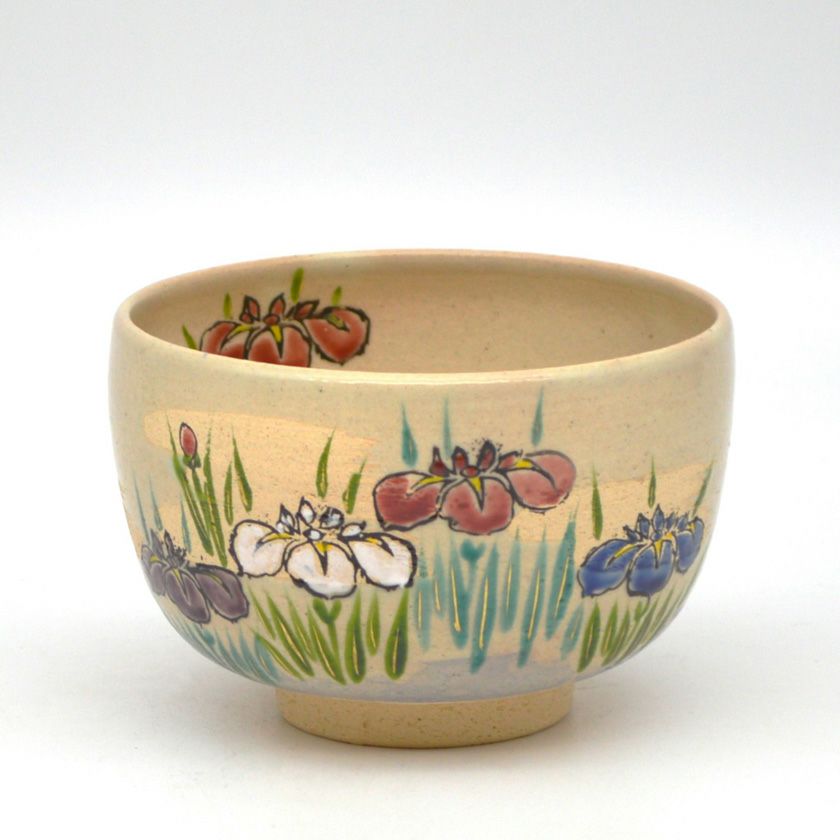 茶道具 抹茶茶碗（まっちゃちゃわん） 茶碗 乾山 菖蒲 中村 与平 抹茶茶碗は茶の湯文化である表千家・裏千家の茶道具や抹茶を専門に扱う千紀園（せんきえん）が通販で販売しています。茶会また初心者向けのお稽古用にご利用いただける抹茶碗です。贈り物・ギフトにも人気です。