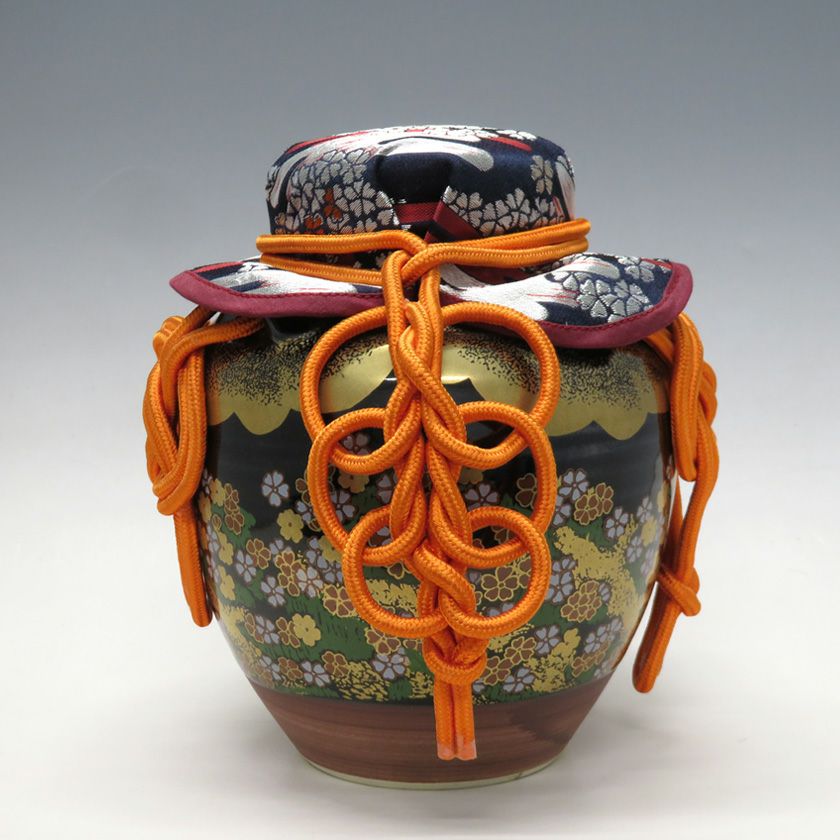 DKG☆ 未使用 九谷焼 司峰造 東勝司 花瓶 花鳥 花入 29cm 箱付き 九谷  