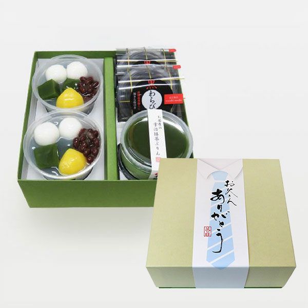 千紀園（せんきえん）の＜父の日限定パッケージ＞老舗茶舗のひやひやスイーツセット