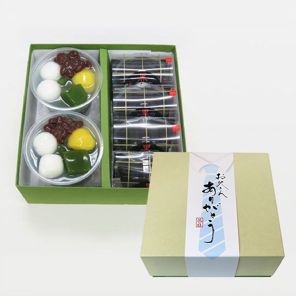 千紀園（せんきえん）の＜父の日限定パッケージ＞老舗茶舗のひやひやスイーツセット