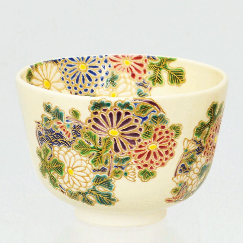 茶道具 抹茶茶碗（まっちゃちゃわん） 茶碗 仁清 菊紋 加藤 如水 抹茶茶碗は茶の湯文化である表千家・裏千家の茶道具や抹茶を専門に扱う千紀園（せんきえん）が通販で販売しています。茶会また初心者向けのお稽古用にご利用いただける抹茶碗です。贈り物・ギフトにも人気です。