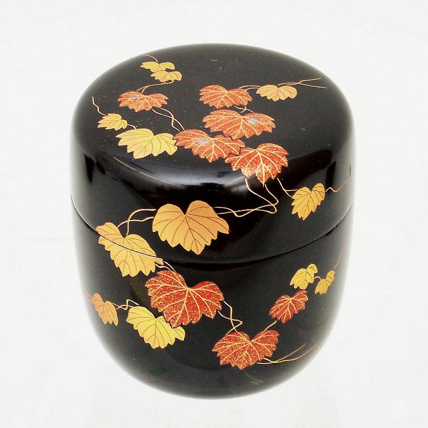 茶道具 薄茶器（うすちゃき） 中棗 蔦蒔絵 今井 千鶴 | 千年の香り 千紀園