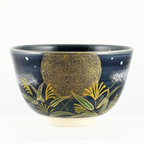 茶道具 夜咄（よばなし）道具 膳燭 青楽 松楽窯