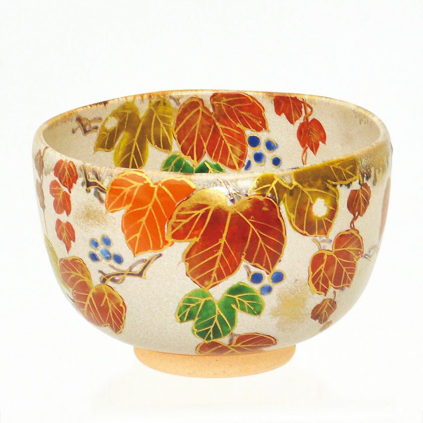 茶道具 抹茶茶碗（まっちゃちゃわん） 茶碗 乾山 赤蔦 森下 秋彩 抹茶茶碗は茶の湯文化である表千家・裏千家の茶道具や抹茶を専門に扱う千紀園（せんきえん）が通販で販売しています。茶会また初心者向けのお稽古用にご利用いただける抹茶碗です。贈り物・ギフトにも人気です。