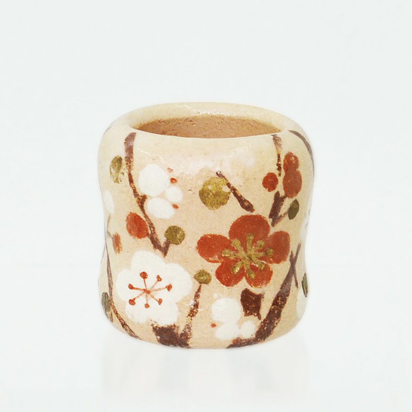 茶道具 蓋置（ふたおき） 蓋置 楽 槍梅 楽入窯 | 千年の香り 千紀園