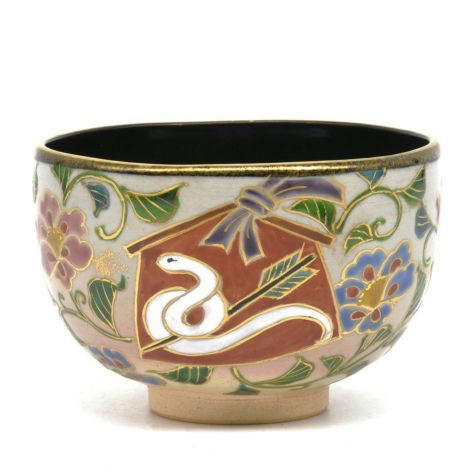 茶道具 抹茶茶碗（まっちゃちゃわん） 茶碗 乾山 花唐草・巳
