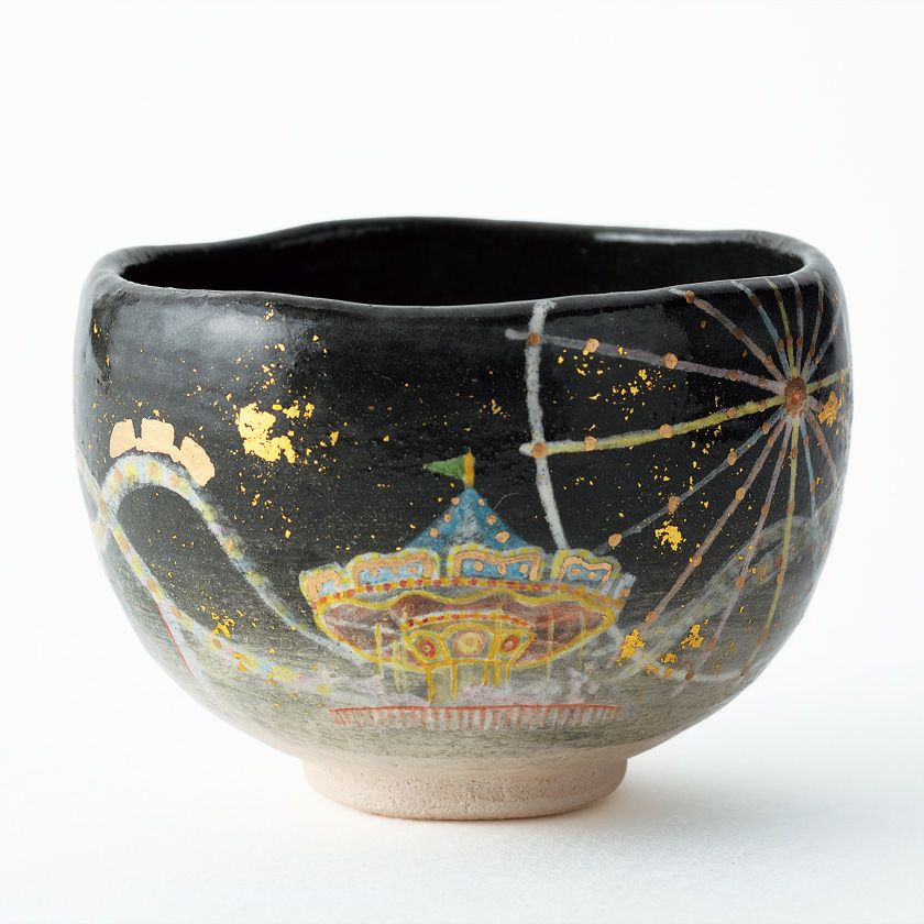 茶道具 抹茶茶碗（まっちゃちゃわん） 勅題茶碗 夢の遊園地 吉村 楽入 抹茶茶碗は茶の湯文化である表千家・裏千家の茶道具や抹茶を専門に扱う千紀園（せんきえん）が通販で販売しています。茶会また初心者向けのお稽古用にご利用いただける抹茶碗です。贈り物・ギフトにも人気です。