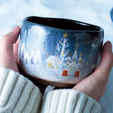 茶道具 抹茶茶碗（まっちゃちゃわん） 季節茶碗 イブの街 吉村 楽入