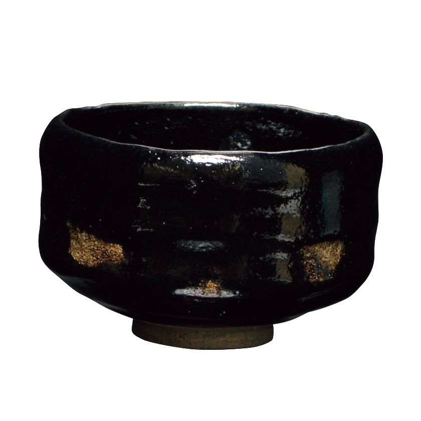 茶道具 楽茶碗（らくちゃわん） 茶碗 黒楽 銘「好日」 良實（りょうじつ）師御書付 松楽窯 抹茶茶碗は茶の湯文化である表千家・裏千家の茶道具や抹茶を専門に扱う千紀園（せんきえん）が通販で販売しています。茶会また初心者向けのお稽古用にご利用いただける抹茶碗です。贈り物・ギフトにも人気です。