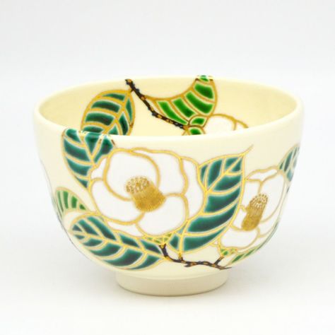 田中方円　抹茶碗　お手前　お初釜　鶴と亀吉兆柄　茶道具 田中方円抹茶碗お手前お初釜鶴と亀吉兆柄茶道具