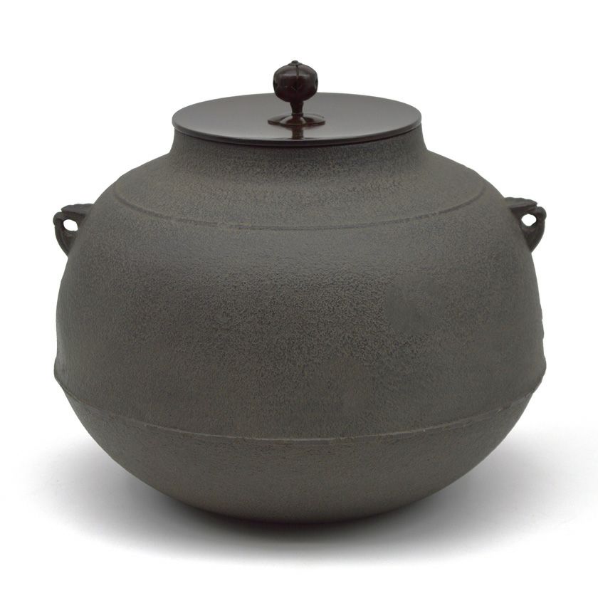 S784 茶釜 『雲竜釜』『釜師 菊池政光』『鉄釜』 共箱 茶道具 