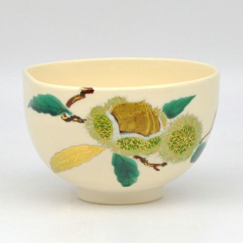 茶道具 抹茶茶碗（まっちゃちゃわん） 茶碗 仁清 栗 山岡 善高 | 千年